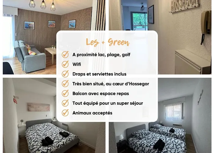 Le Green Des Halles Hossegor *T3*Parking*Clim